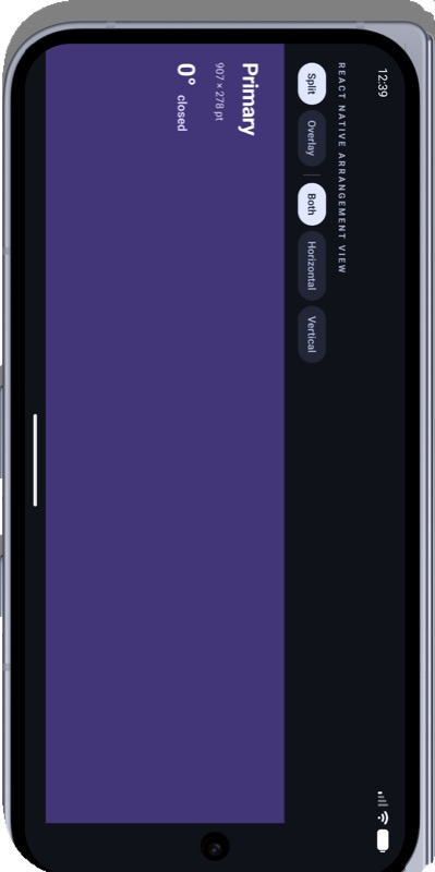 Android, upside down, split