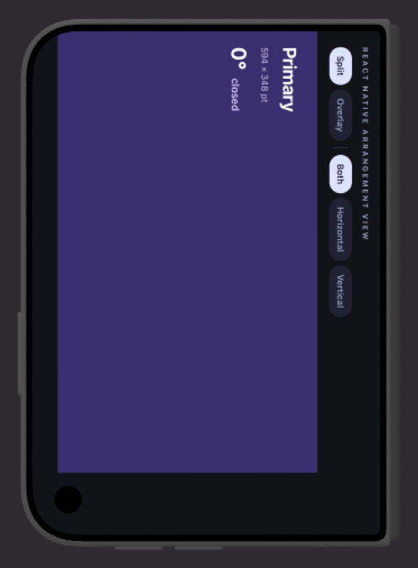 iOS, upside down, split