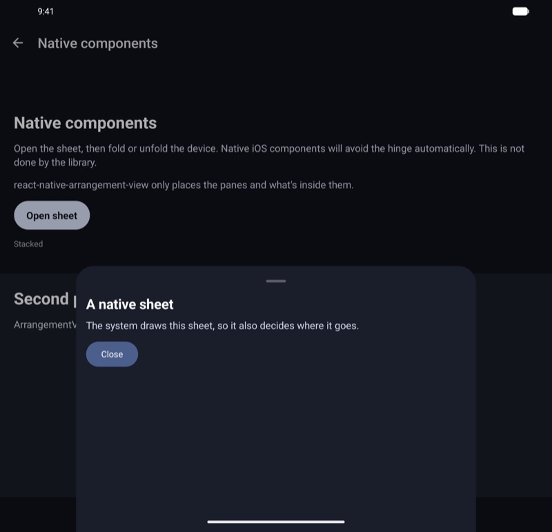 Android, tabletop