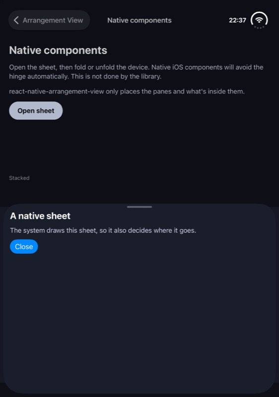 iOS, tabletop